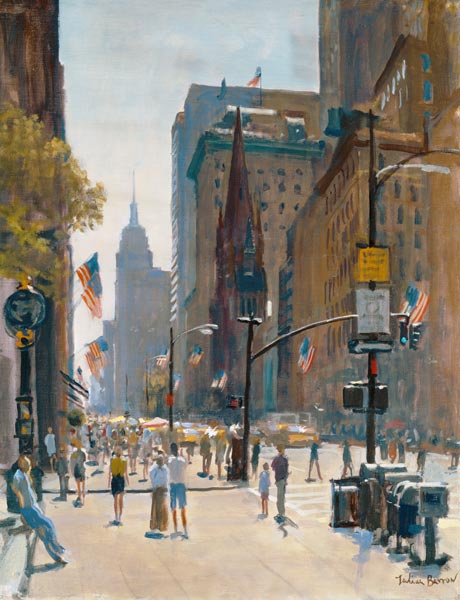 Fifth Avenue, 1997 (oil on canvas)  à Julian  Barrow