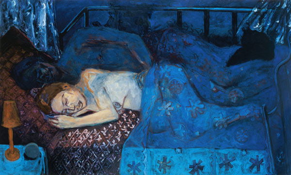 Sleeping Couple, 1997 (oil on canvas)  à Julie  Held