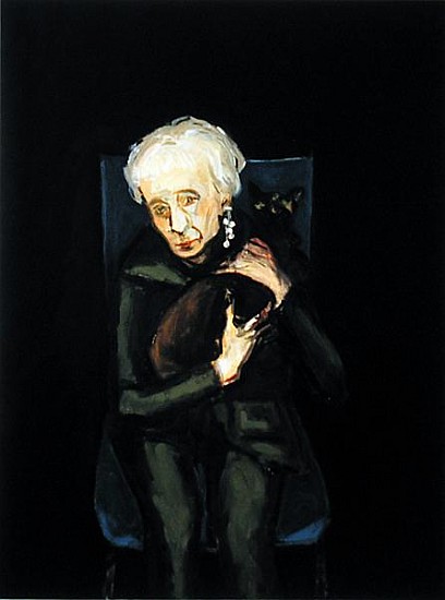 Posthumous Portrait of the Daughter (oil on canvas)  à Julie  Held