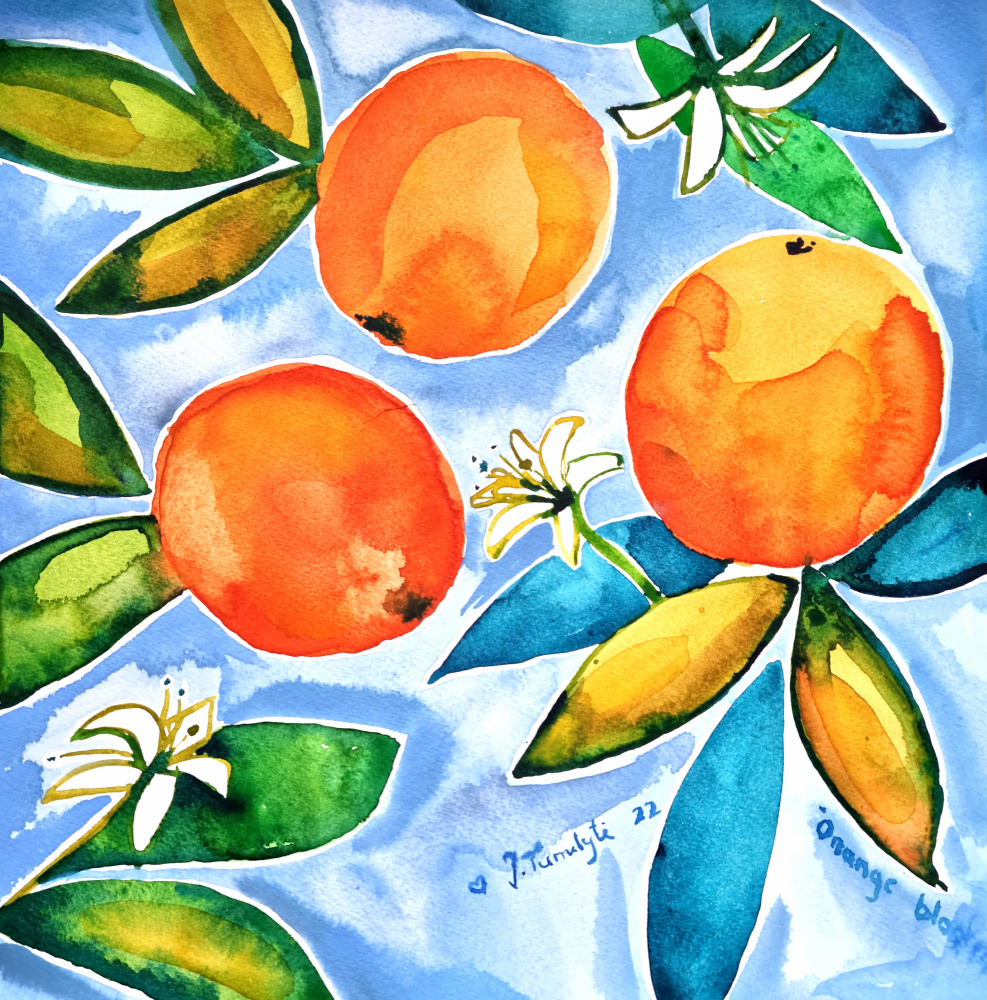 Oranges Blooming à Julija Belickienė