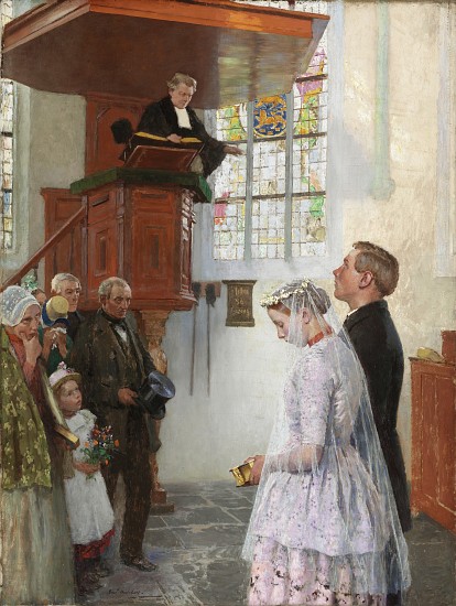 The Wedding à Julius Gari Melchers