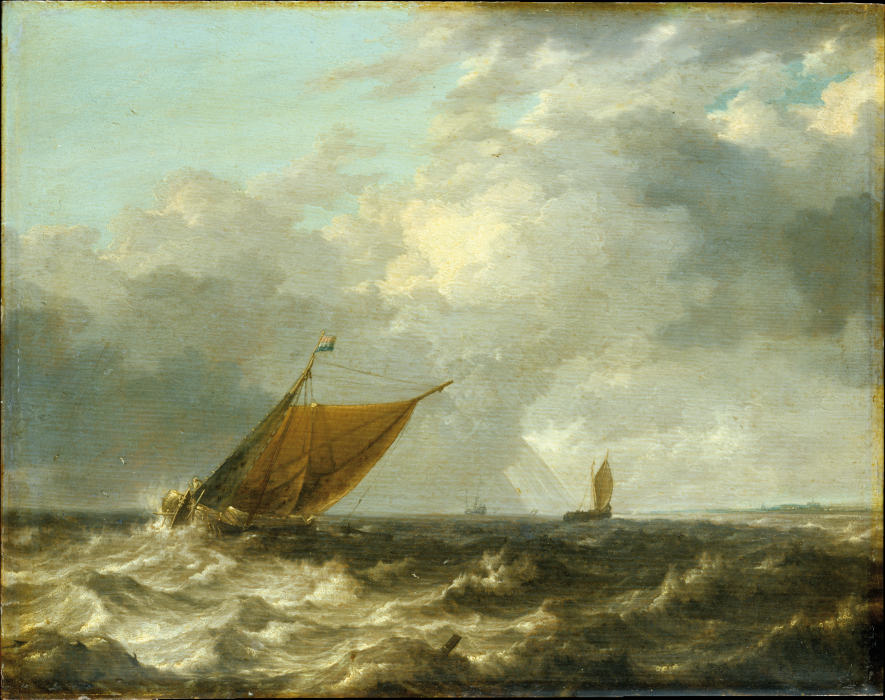 Stormy Sea à Julius Porcellis