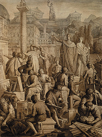 Louis I  nomme les artistes allemands demeurant à Rome à Munich à Julius Schnorr von Carolsfeld