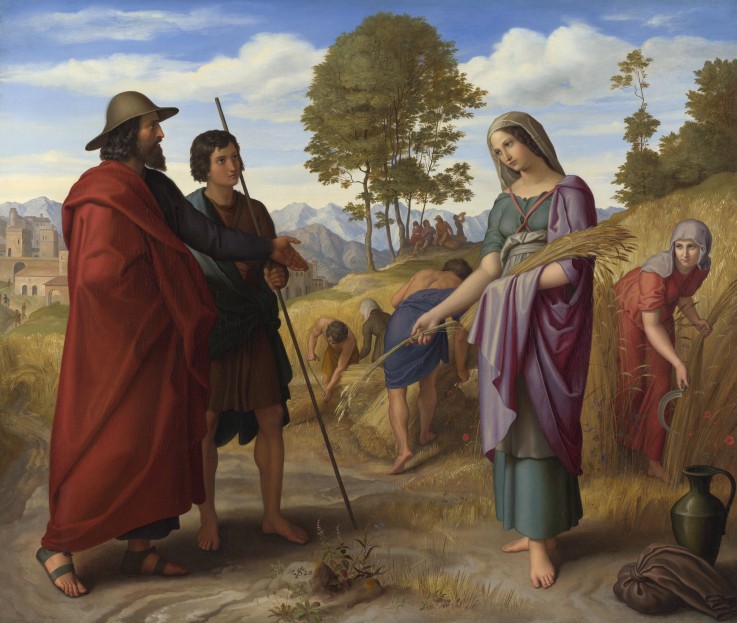 Ruth in Boaz's Field à Julius Schnorr von Carolsfeld