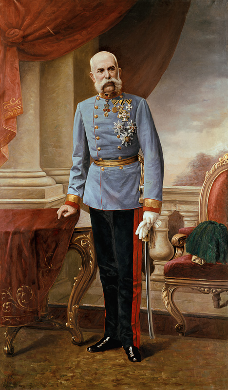 Empereur Franz Joseph I  d'Autriche à Julius von Blaas