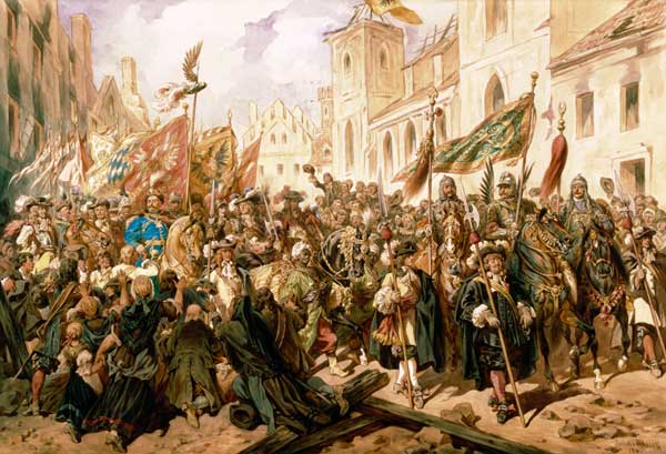 Entrée Jan III  Sobieski à Vienne en 1683 à Juliusz Kossak