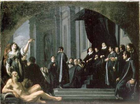 The Senators of Florence Swearing Allegiance to the Grand Duke of Tuscany à Justus Susterman