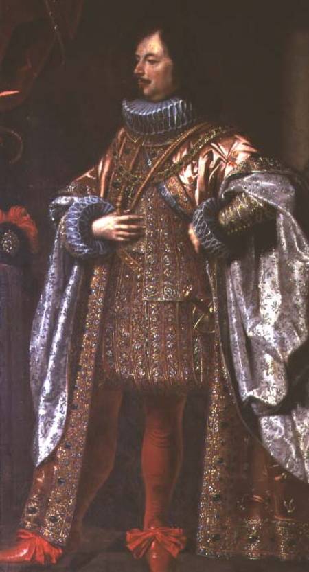 Vincenzo II Gonzaga, ruler of Mantua from 1587-1612, wearing a cloak of the Order of the Redemeer à Justus Susterman