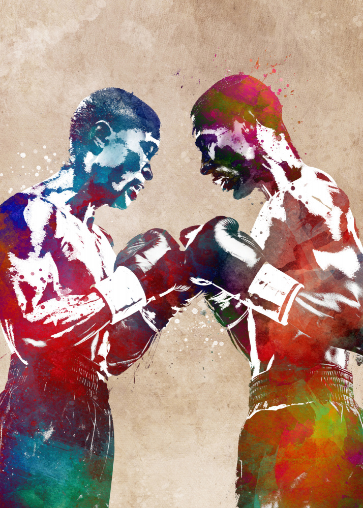 Boxing sport art à Justyna Jaszke