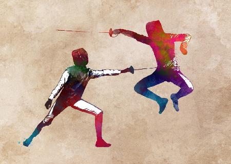 Fencers Sport Art 7