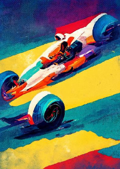 Formula 1 sport art