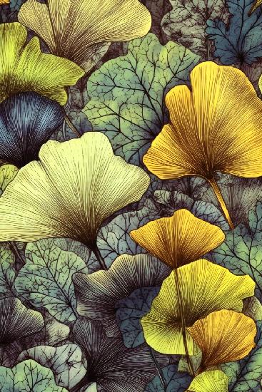 Ginko Biloba leaves 11