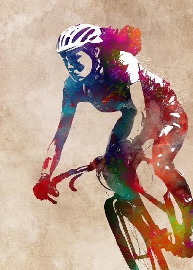 Cycling sport art 28