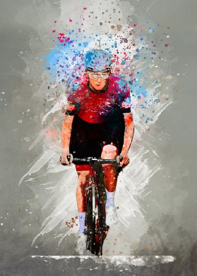 Cycling sport art 30