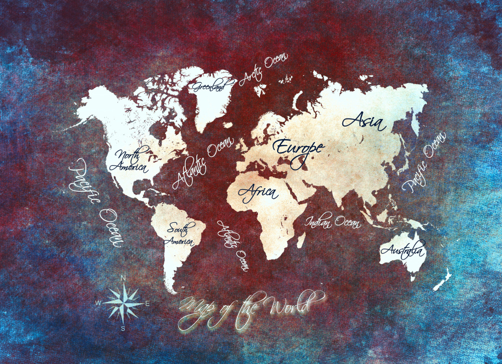 World map 16 à Justyna Jaszke