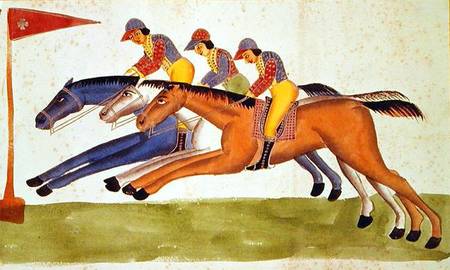 Horse Racing in Bengal à École Kalighat