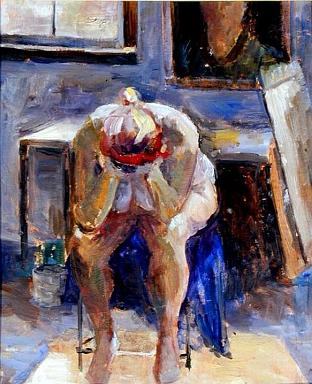 Deep in Thought (oil on canvas)  à Karen  Armitage