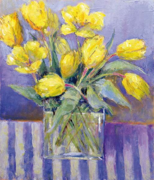 The Tank of Tulips (oil on canvas)  à Karen  Armitage