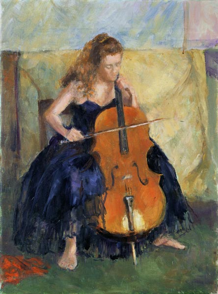 The Cello Player, 1995  à Karen  Armitage