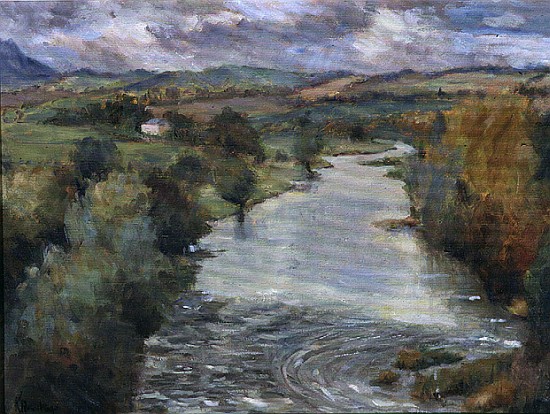The River Tweed, Roxburghshire, 1995  à Karen  Armitage