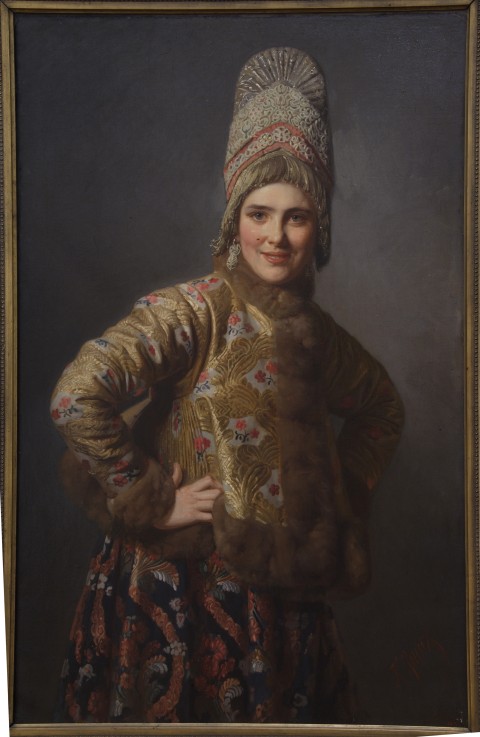 Russian Girl à Karl Bogdanowitsch Wenig