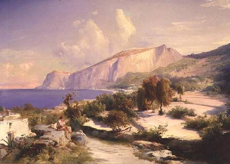 The Marina Grande, Capri à Carl Eduard Ferdinand Blechen