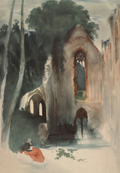 Karl Blechen, Church Ruin à Carl Eduard Ferdinand Blechen