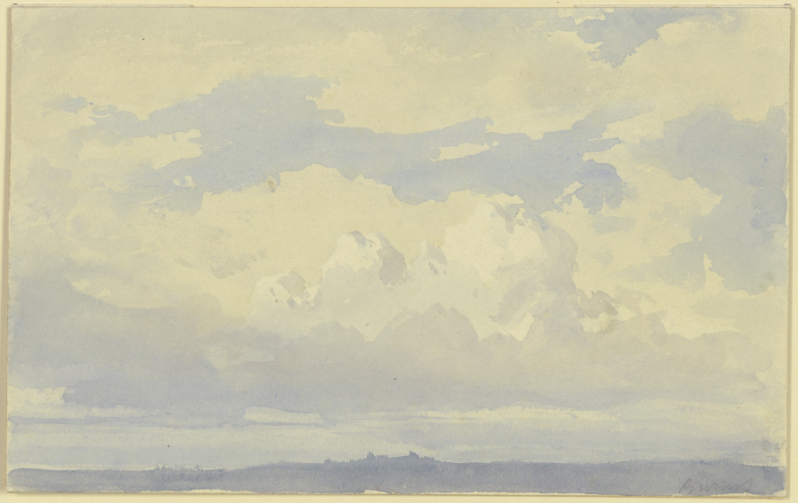 Studies of clouds à Karl Peter Burnitz