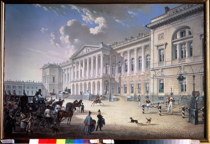 The Old Michael Palace in Saint Petersburg à Karl Petrowitsch Beggrow
