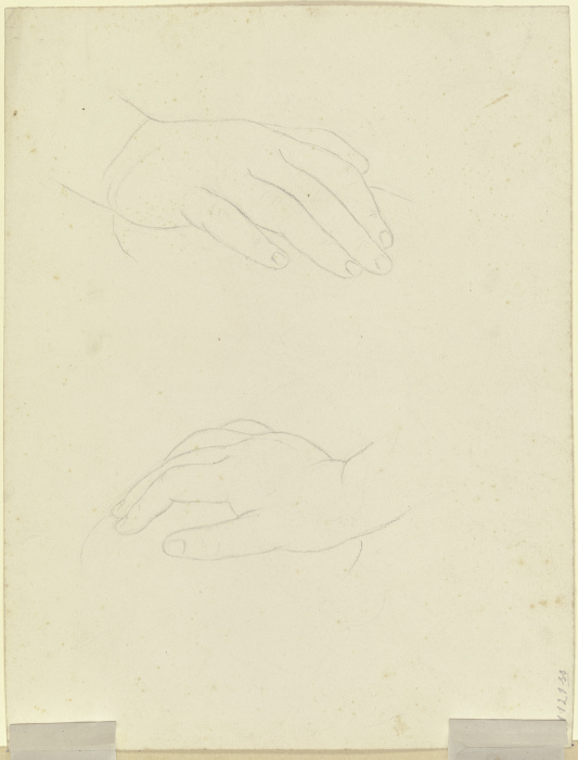 Two resting hands à Karl Sandhaas