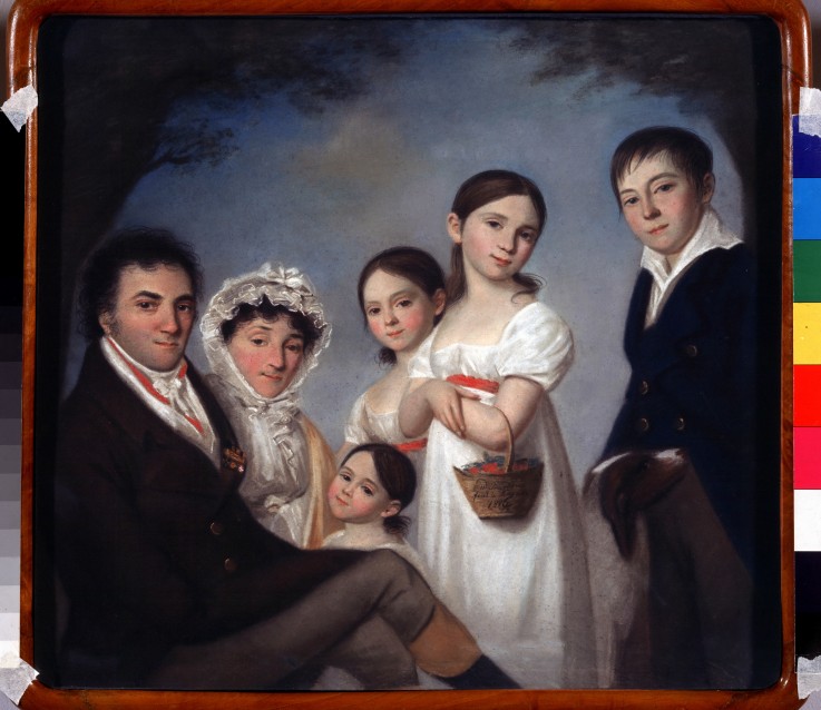Family of the poet Evgeny Boratynsky (1800-1844) à Karl Wilhelm Bardou