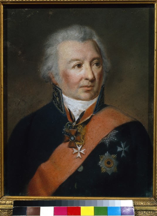 Portrait of Alexander Alexandrovich Sablukov (1749-1828) à Karl Wilhelm Bardou