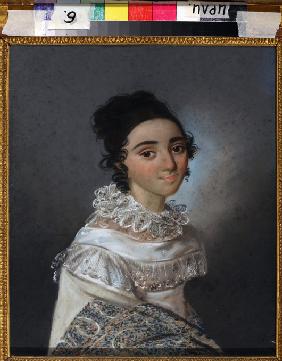 Portrait of Yekaterina Emmanuilovna Abamelik-Lazareva (1806-1880), née Manuk-Bey