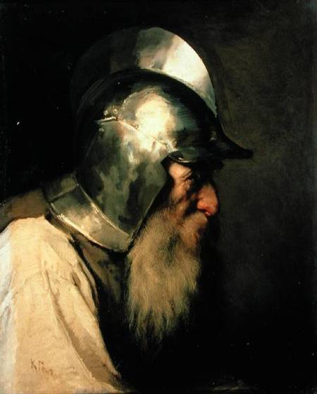An Old Warrior of the Time of the Huguenots à Karlis Fridikh Huns