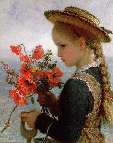 Poppy Girl à Karl Wilhelm Friedrich Bauerle