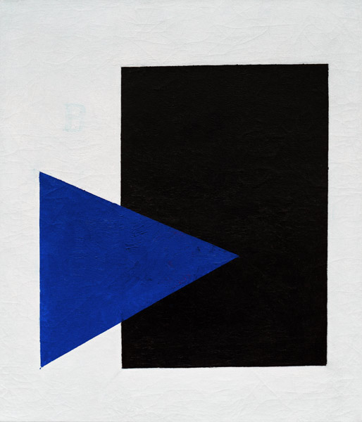 Malevich / Black Square, Blue Triangle à Kasimir Severinovich Malewitsch