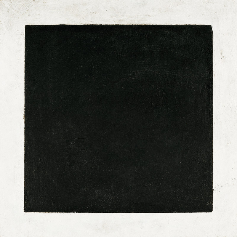 Black square (2 Version) à Kasimir Severinovich Malewitsch