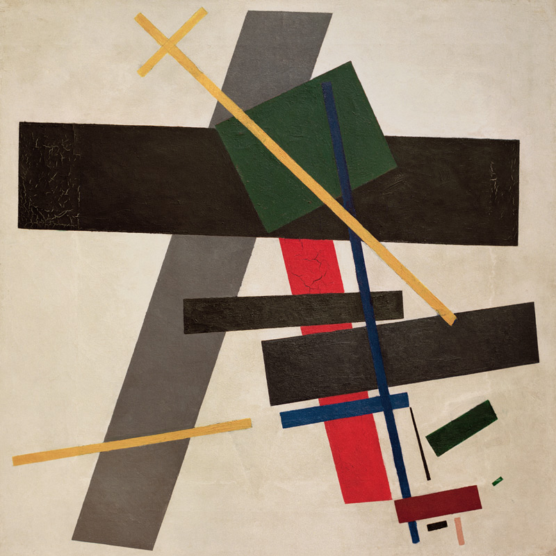 Malevich / Suprematist Composition à Kasimir Severinovich Malewitsch