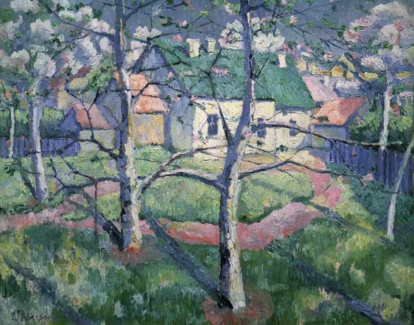 Malevich / Apple Trees in Blossom à Kasimir Severinovich Malewitsch