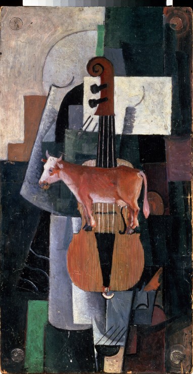 Cow and Violin à Kasimir Severinovich Malewitsch