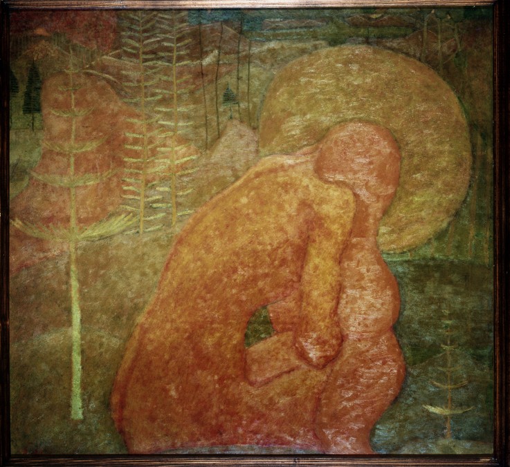 Sketch for a fresco painting. Prayer à Kasimir Severinovich Malewitsch