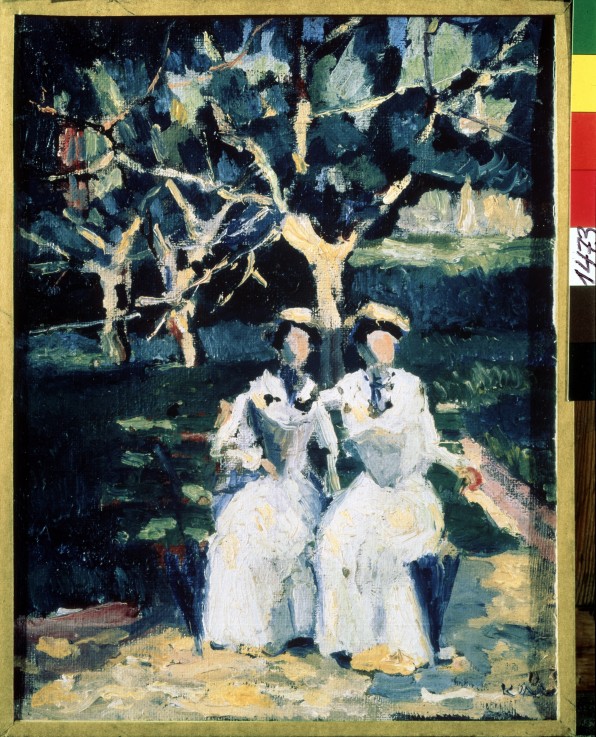 Two women in the garden à Kasimir Severinovich Malewitsch