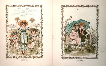Spring and Summer à Kate Greenaway