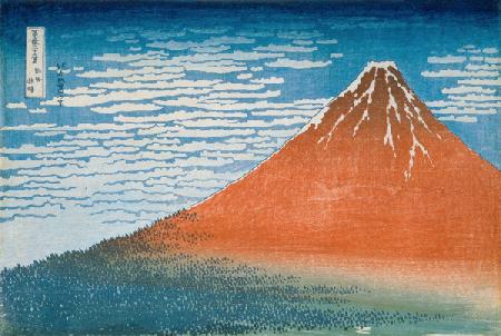 le Fuji avec un temps clair - de la série des 36 vues du Fujijama