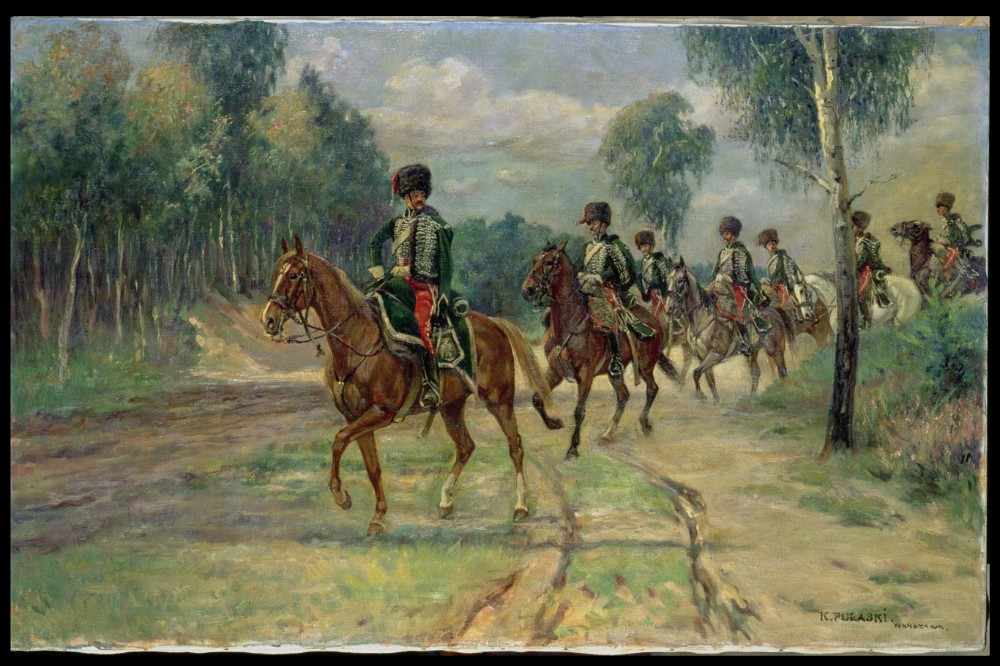 Squadron of Hussars à Kazimierz Pulaski
