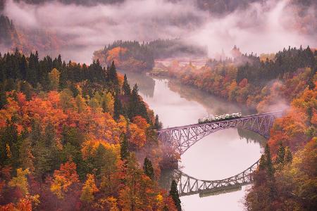 Autumn Tadami Line