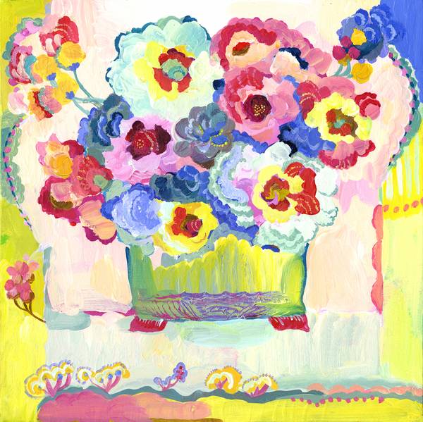Apricot Pansies à Kimberly Hodges