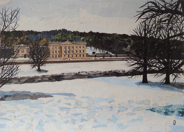 Chatsworth In The Snow à Kirstie Adamson