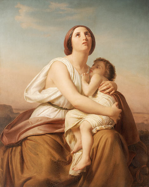 Hagar und Ismael à Christian Köhler