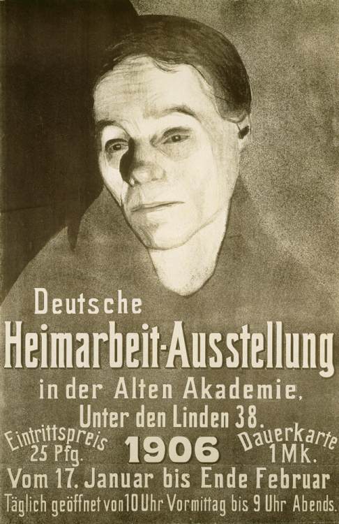 Deutsche Heimarbeit-Ausstellung in der Alten Akademie, Unte à Käthe Kollwitz